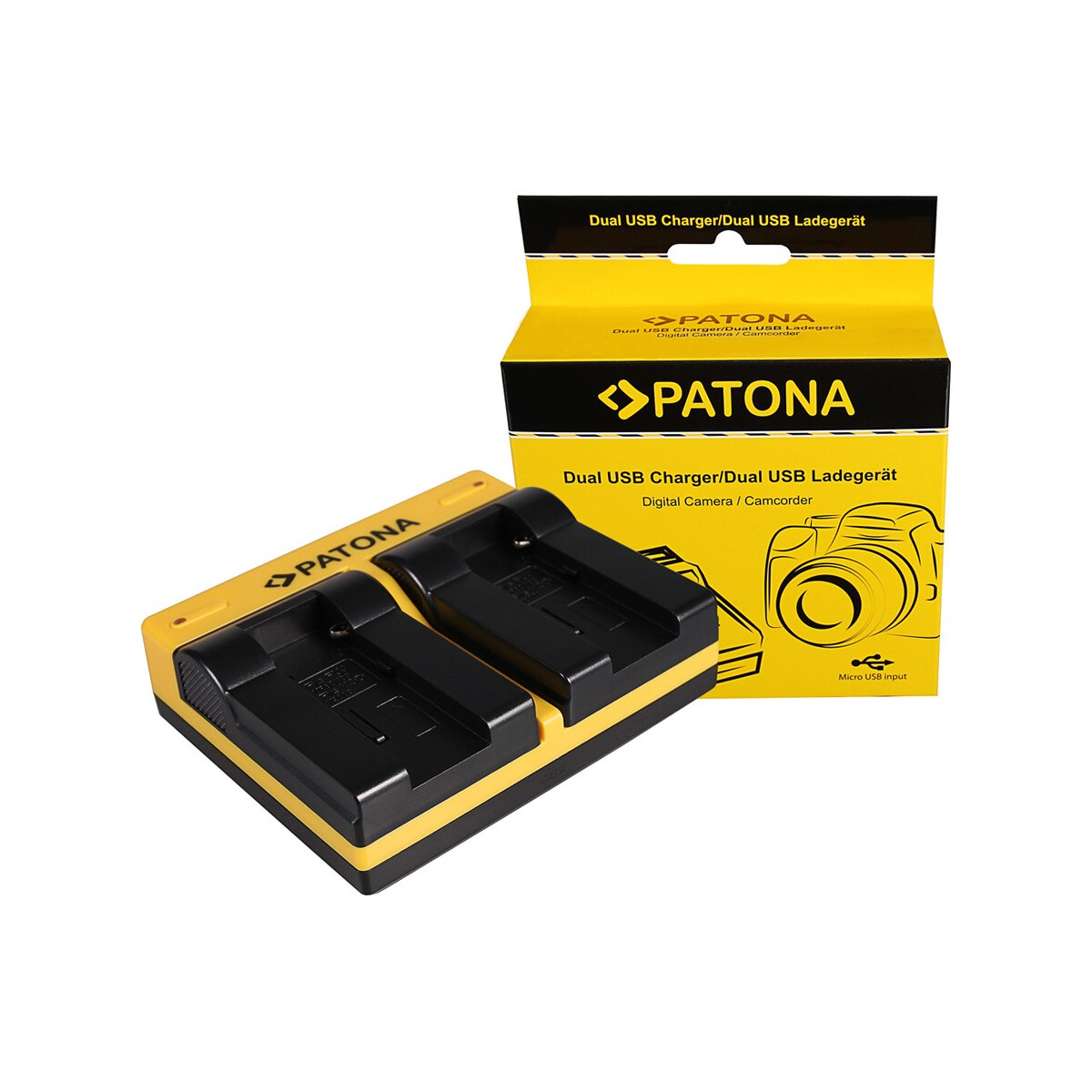 PATONA Dual Ladegerät für Caplio NP-80 RDC RDC1500 RDC-1500 RDC6000 RDC-6000 RDC7 RDC-7