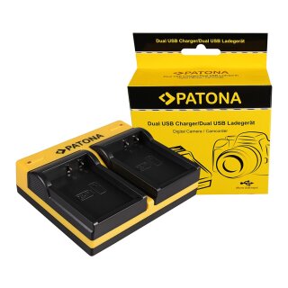 Dual Ladegerät f. Kodak LB-070 PIXPRO S1 S-1 inkl. Micro-USB Kabel