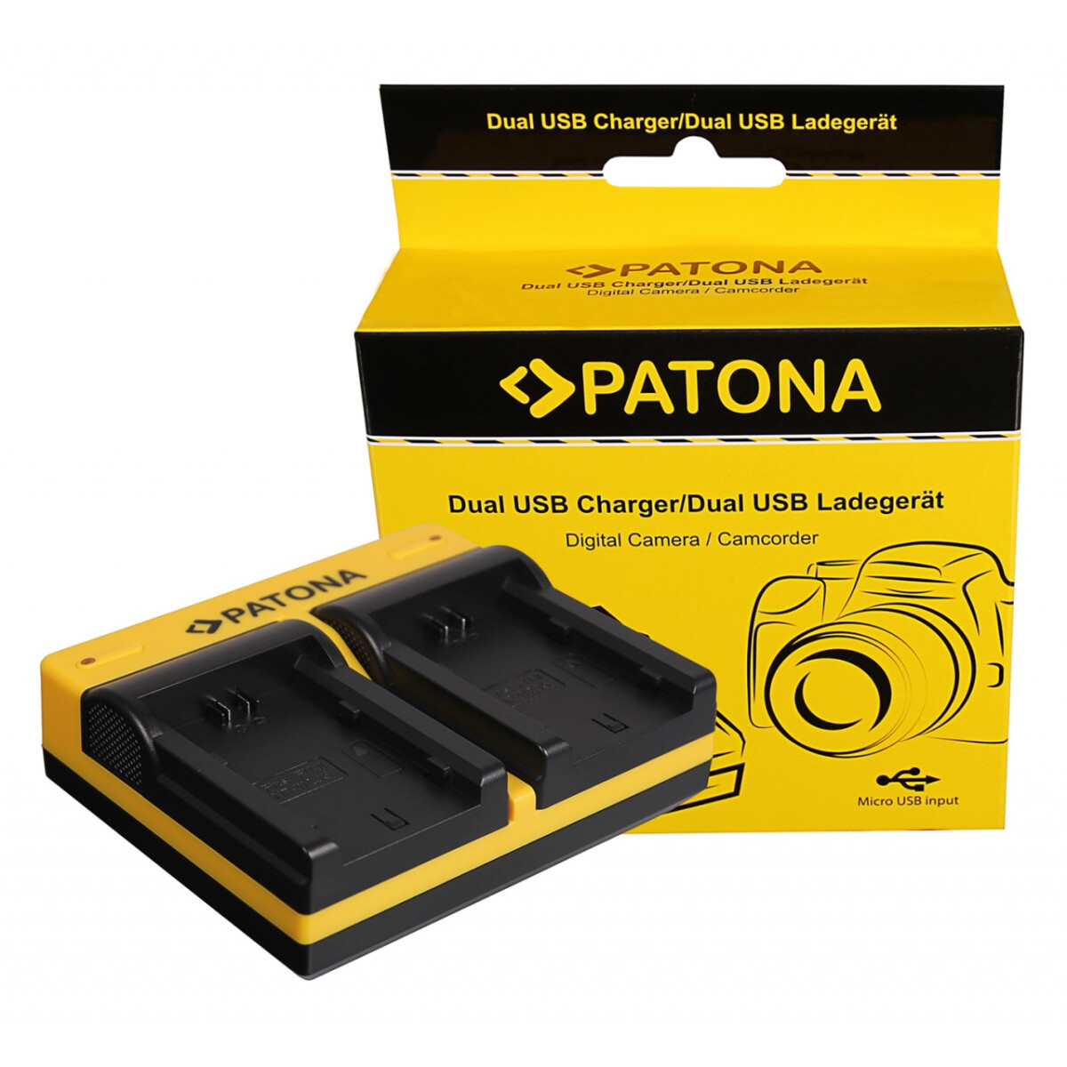PATONA Dual Ladegerät für Fuji NP-W235 Fujifilm XT-4 XT4