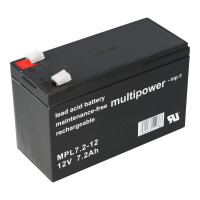 Multipower Blei-Akku MPL7,2-12 12V 7,2Ah gallery