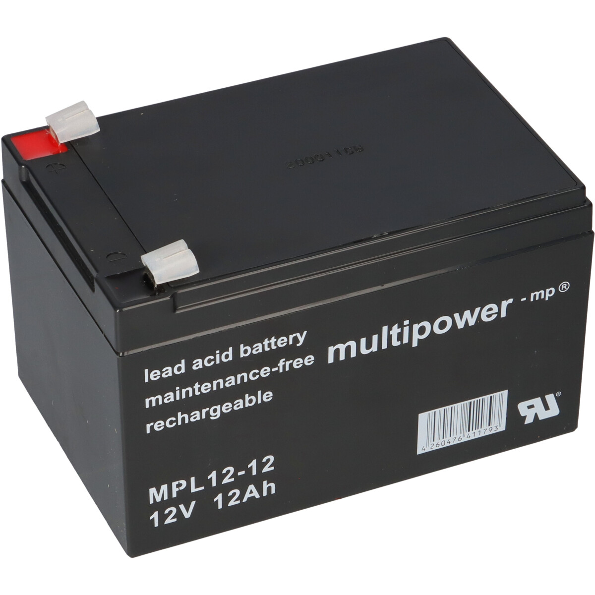 Multipower MPL12-12 AGM Longlife-Bleiakku 12V 12Ah – F6,3 mm