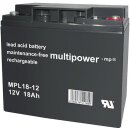 Multipower Blei-Akku MPL18-12 12V 18Ah Pb