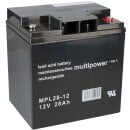 Multipower Blei-Akku MPL28-12 12V 28Ah Pb
