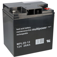 Multipower Blei-Akku MPL28-12 12V 28Ah P productbox