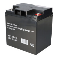 Multipower MPL28-12 AGM Longlife-Bleiakku 12V 28Ah – M