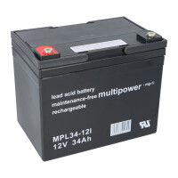 Multipower Blei-Akku MPL34-12 12V 34Ah Pb 1
