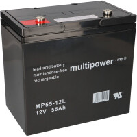 Multipower Blei-Akku MPL55-12 12V 55Ah Pb 1