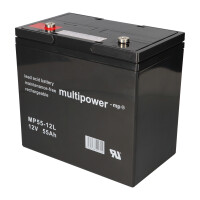 Multipower MPL55-12 AGM Longlife-Bleiakku 12V 55Ah – M