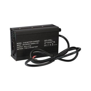 Li-Ion Ladegerät 10S (42 V) – 3 A, CC/CV, Bluetooth App-Monitoring