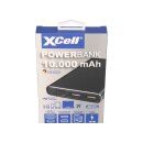 XCell Li-Poly Powerbank 10.000mAh USB Type C + 2x QC3.0