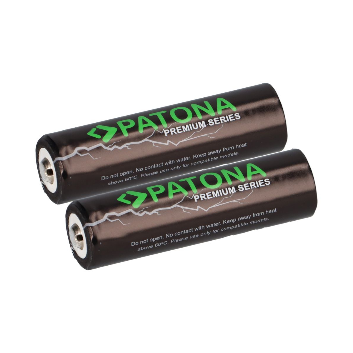2x PATONA Premium 14500 Zelle ICR14500 Li-Ion Akku 3,7V 800mAh