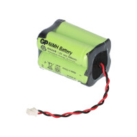 Notleuchten-Akku 4,8V 400mAh NiMH F2x2 Molex 51021 6