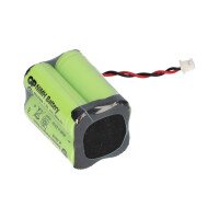 Notleuchten-Akku 4,8V 400mAh NiMH F2x2 Molex 51021 7