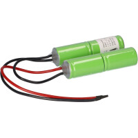 Notleuchten Akkupack 4,8V 2500mAh NiMH L1x2 + L1x2 1