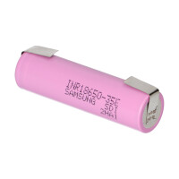 Samsung INR18650-35E 18650 Akku 3,6V 3500mAh mit U-Lötf