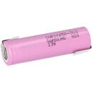 Samsung INR 18650 30Q Akku 3,7V Li-Ion 3000 mAh 15A mit Z Lötfahne