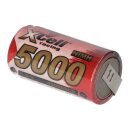 XCell SUB-C Akku Zelle 5000mAh 1,2V NIMH Hochleistungszelle mit U Lötfahne