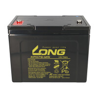 Kung Long KPH75-12N 12V 75Ah AGM Bleiakku M6 Longlife 4