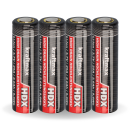 4x Kraftmax HDX Li-Ion Akku 18650 3,7V 2600mAh 25A