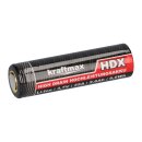 6x Kraftmax HDX Li-Ion Akku 18650 3,7V 2600mAh 25A