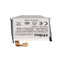 Smartwatch-Akku 3,7V 270mAh Li-Polymer passend für Moto