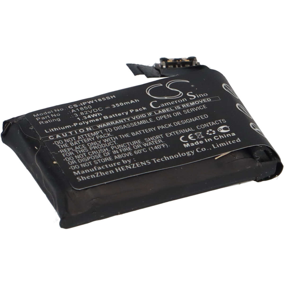 Smartwatch-Akku 3,82V 350mAh Li-Polymer passend für Apple Watch Series 3 42mm