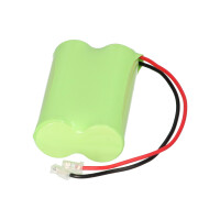 Akkupack 2,4V 2Ah Ni-MH – 2x AA 2