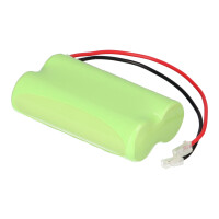 Akkupack 2,4V 2Ah Ni-MH – 2x AA 5