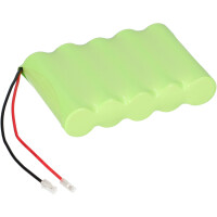 Universal-Akku NI-MH 6Volt 2000mAh 5x AA 1