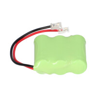 Akkupack 3,6V 300mAh Ni-MH – 3x 2/3 AAA 4