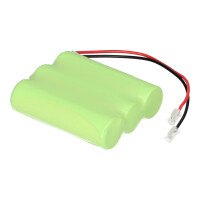 Akkupack 3,6V 2Ah Ni-MH 6
