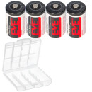 4x EVE Lithium 3,6V Batterie ER14250 1/2 AA ER 14250 + Box