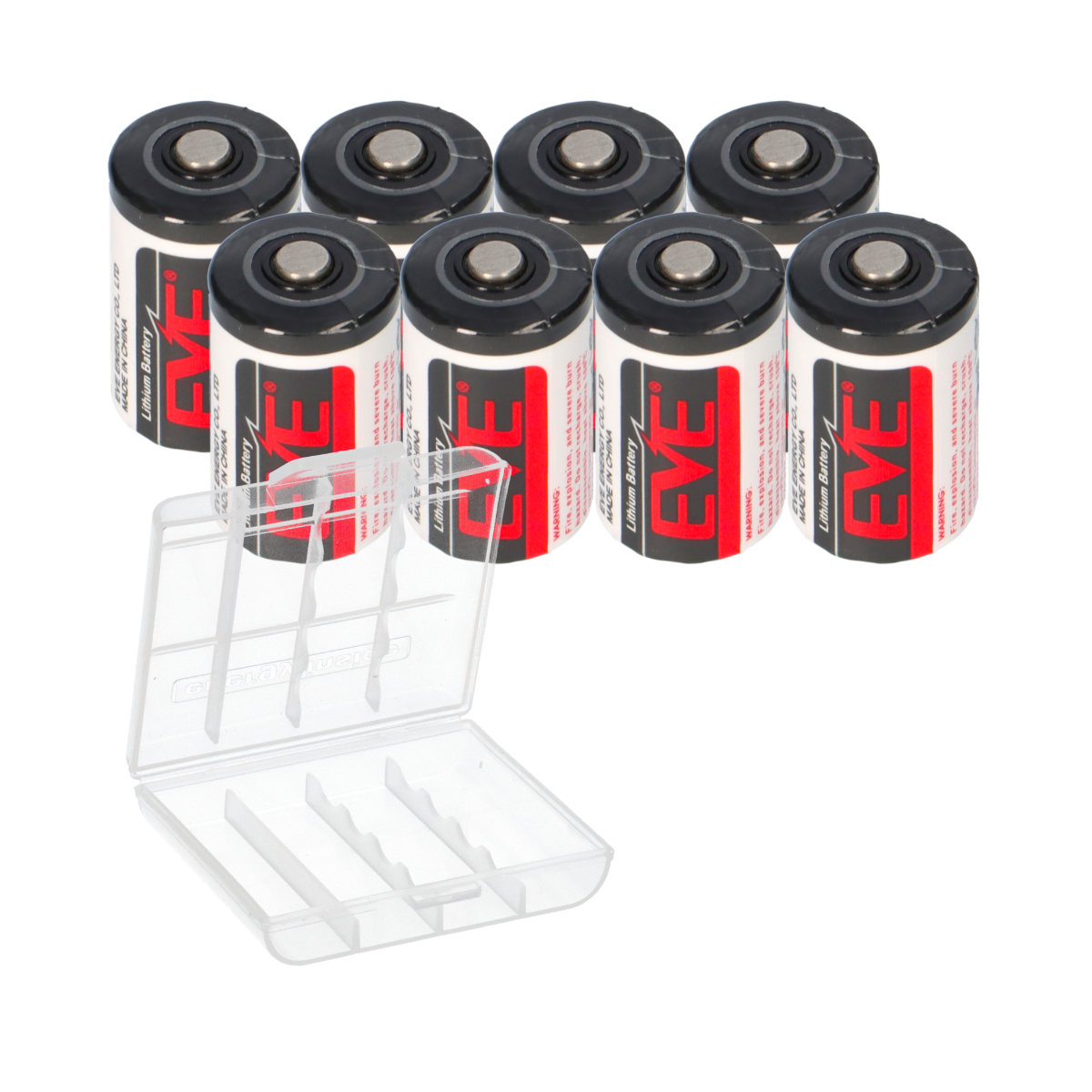 8x EVE Lithium 3,6V Batterie ER14250 1/2 AA ER 14250 + Box