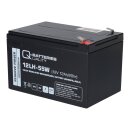 Q-Batteries 12LH-55W 12V 12Ah AGM VRLA Hochstrom USV