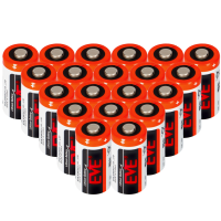 20x EVE CR123A CR123 A Lithium Batterie - 3V 1500mAh 1