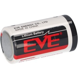 EVE ER34615 D 3.6V 19000 mAh -60°C bis +85°C Li-SOCI2