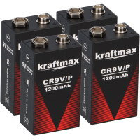 4x Kraftmax Lithium 9V Block Hochleistun gallery