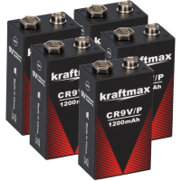 5x Kraftmax Lithium 9V Block Hochleistun gallery
