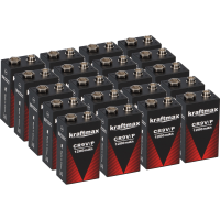 20x Kraftmax Lithium 9V Block Hochleistu gallery