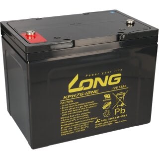 Kung Long kompatibel Weidezaun 12V 75Ah KPH75-12NE M6