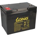 Kung Long kompatibel Weidezaun 12V 75Ah KPH75-12NE M6