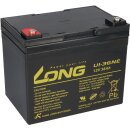 Kung Long Akku 12V 36Ah kompatibel Weidezaun U1-36NE