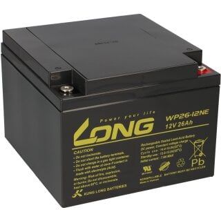 Kung Long Akku 12V 26Ah kompatibel Weidezaun WP26-12NE