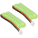 2x Akku Kompatibel DP500 Swissvoice Ni-MH 500mAh 2,4V