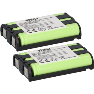 2x Akku kompatibel KX-FG5210 Panasonic 850mAh 3.6V Ni-MH