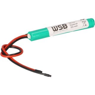 3,6V Akkupack für Notleuchten 500mAh L1x3 20cm Kabel