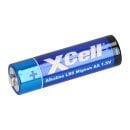 XCell 4er Folie AA LR6 Mignon Super Alkaline Batterie