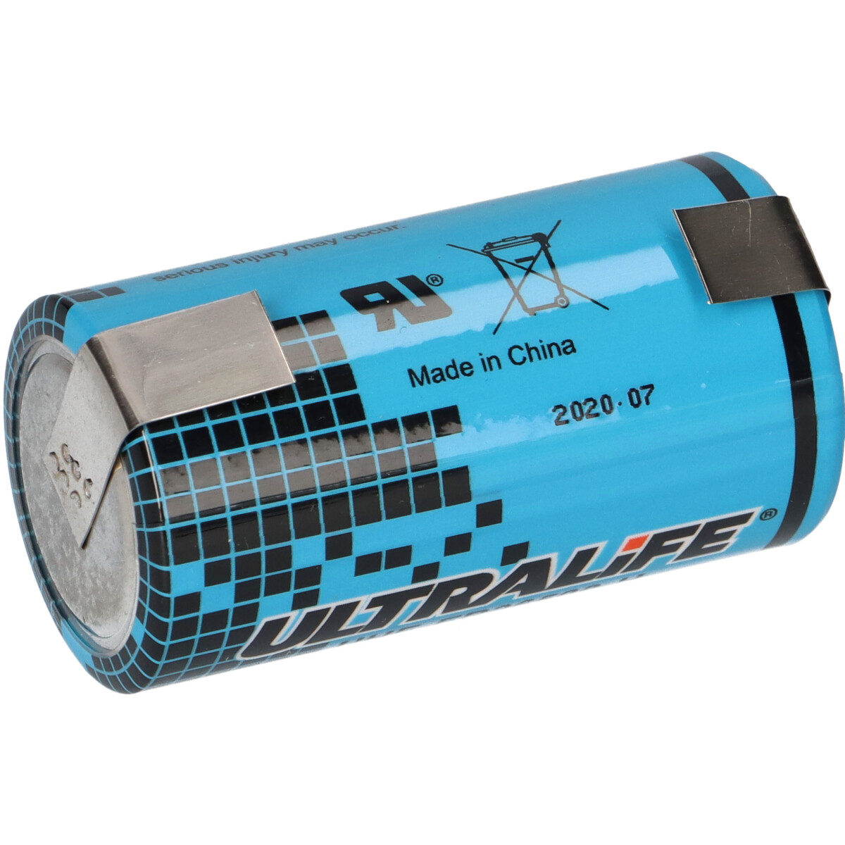 Ultralife UHE-ER26500 bobbin cell U-Lötfahne - C Rundzelle Lithium-Thionylchlorid 3,6V 9000mAh LS26500