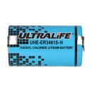 Ultralife UHE-ER34615 bobbin cell U-Lötfahne - D Rundzelle Lithium-Thionylchlorid 3,6V 19000mAh