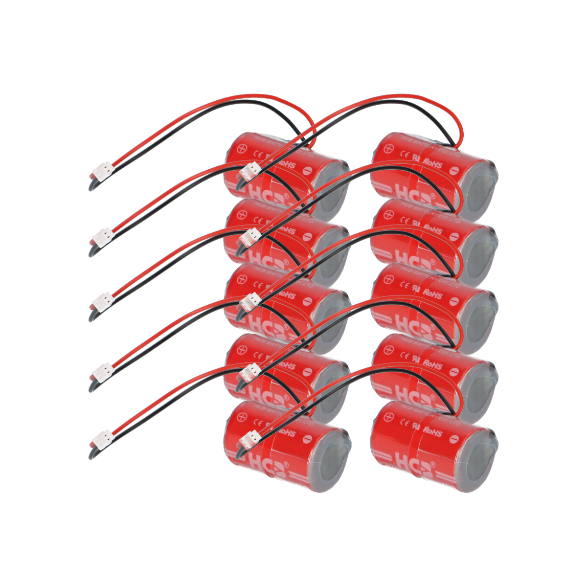 10x Lithium Batterie ER14250M DOM Protector Schließzylinder kompatibel zu 298384